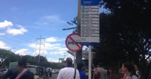 PARADERO SITP COMPENSAR  117A05